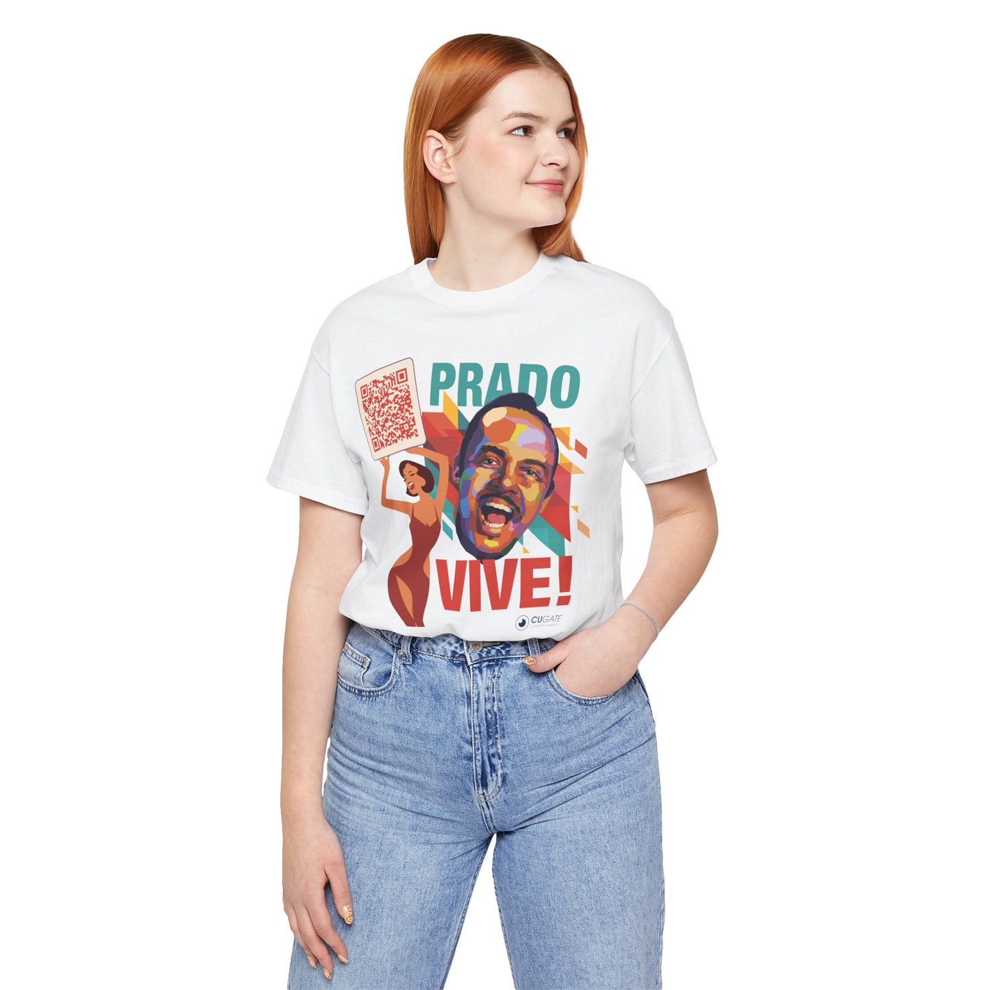 Prado Vive T-Shirt- Mambo T-Shirt, Latin Music T-Shirt (QR-Playlist Included), Playlist Tee