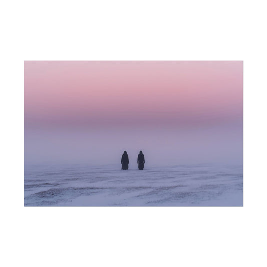 Without Words: Best of Modest Mussorgsky Art Print- Winter Art Poster, Russian Composer Print, Sunrise and Sunset Poster
