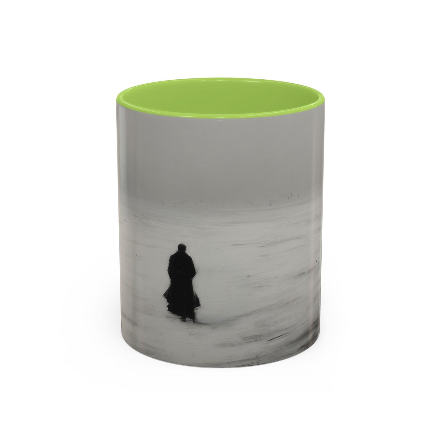 A Melancholy Winter Mug (EU) - Landscape Mug, Winter Mug, Holiday Mug, Christmas Mug, Classical Music Mug