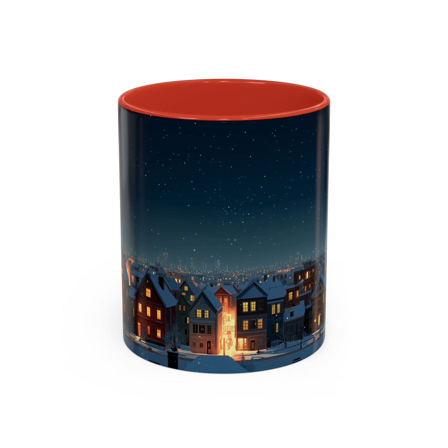 Happy New Year Mug (EU) - Classical Music Celebration Mug, Night Sky Mug, Starry Night Mug, New Year's Resolution Mug