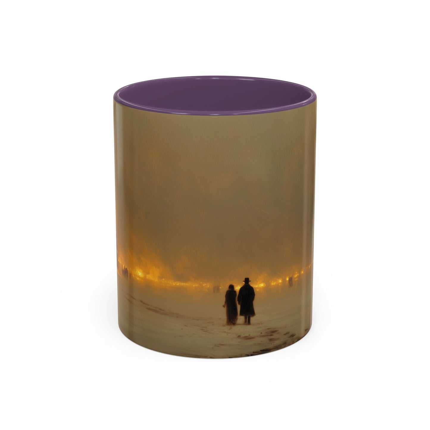 Romantic Christmas Mug (USA) - Classical Music Inspired Mug, Winter Wonderland Mug, Christmas Mug, Winter Mug, Christmas Lights Mug