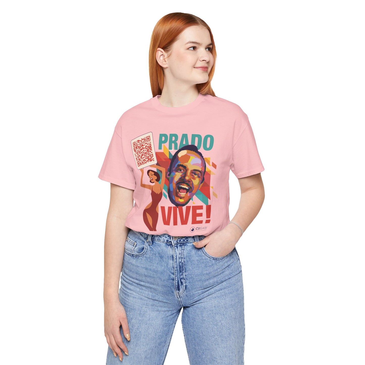 Prado Vive T-Shirt- Mambo T-Shirt, Latin Music T-Shirt (QR-Playlist Included), Playlist Tee
