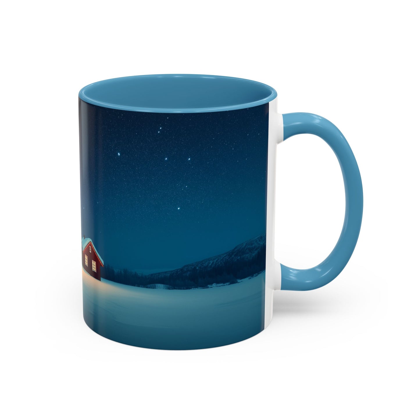 Classical Christmas Mug (USA)- Winter Hut Mug, Christmas Mug, North Pole Mug, Classical Music Mug, Christmas Decor Mug