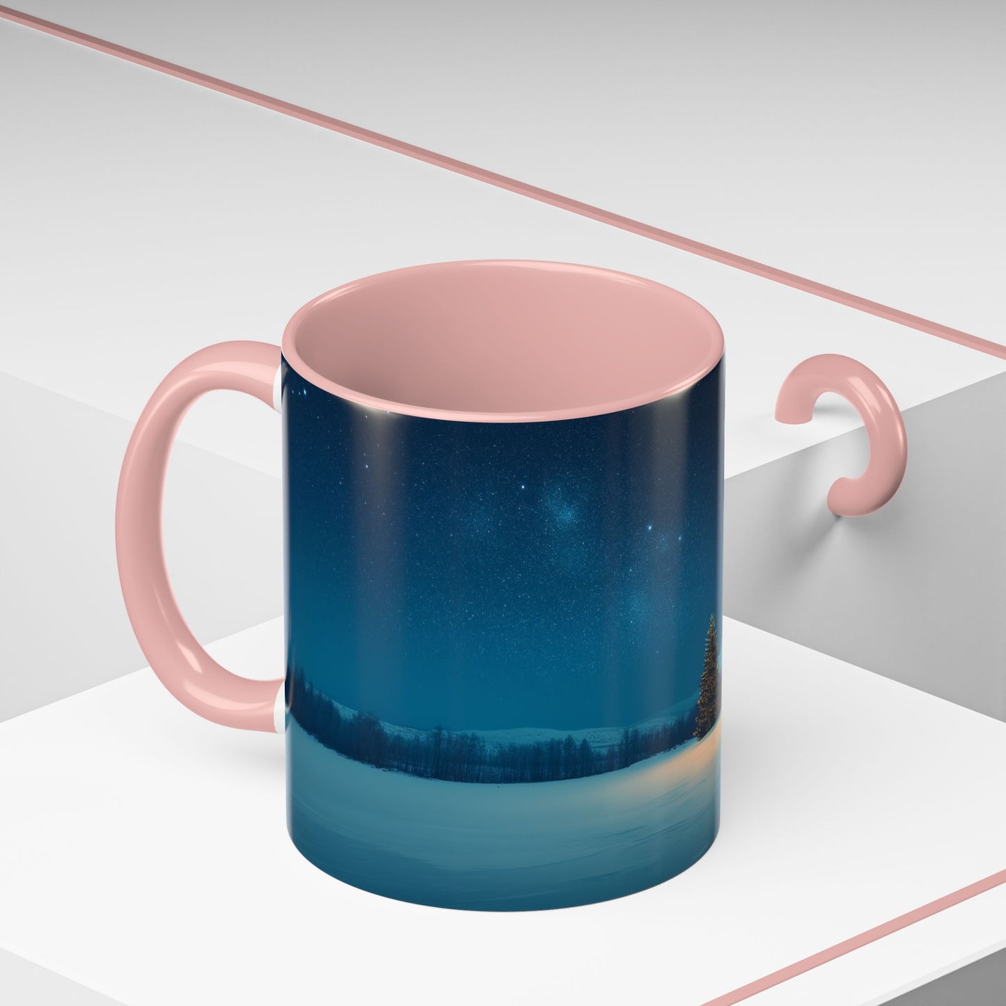 Classical Christmas Mug (EU)- Winter Hut Mug, Christmas Mug, North Pole Mug, Classical Music Mug, Christmas Decor Mug