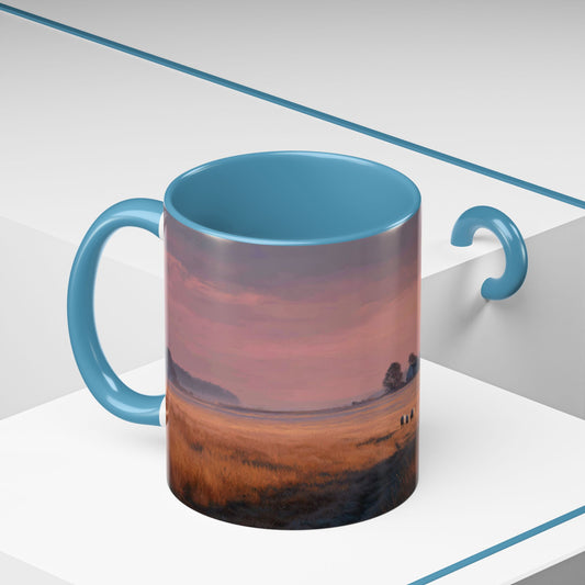 Slow Living Mug (EU) - Relaxation and Meditation Mug, Peaceful Countryside Mug, Farm and Country Mug