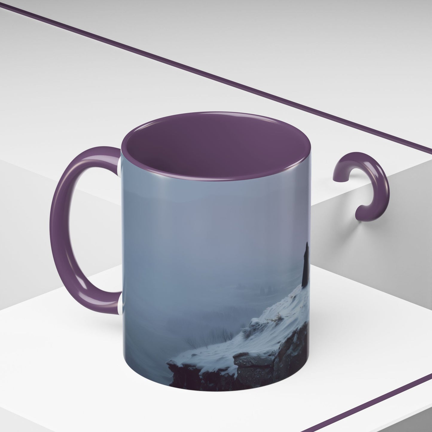 Classical Organ Mug (EU) - Majestic Art Mug, Epic Organ Music Mug, Emotional Music Mug, Mountain Mug, Winter Mug