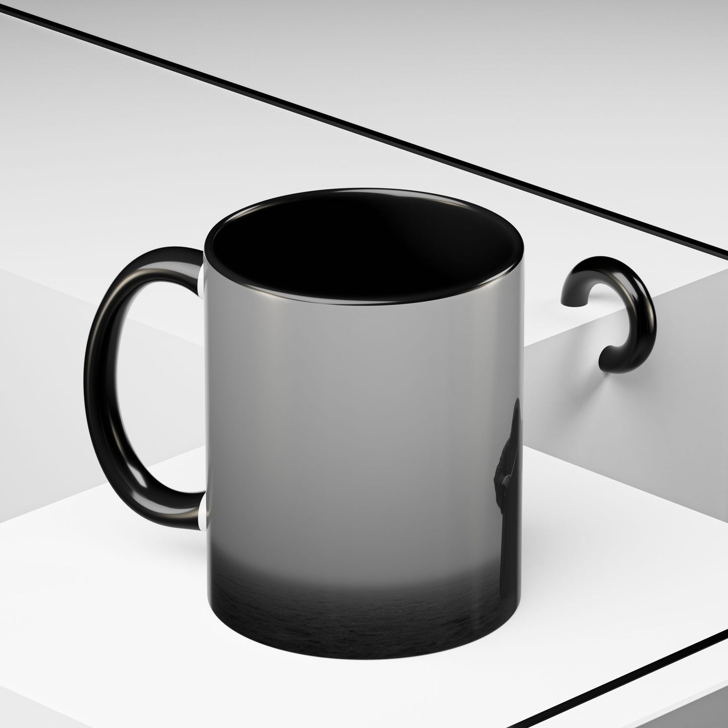 Dark Violin Mug (EU) - Dramatic Art Mug, Violin Mug, Haunting Art Mug, Dark Classical Music Mug