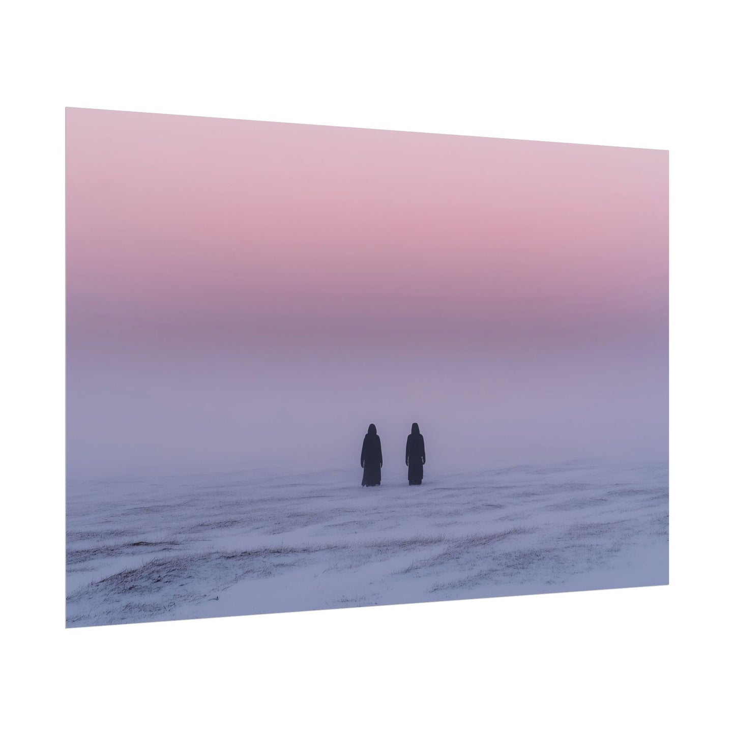 Without Words: Best of Modest Mussorgsky Art Print- Winter Art Poster, Russian Composer Print, Sunrise and Sunset Poster