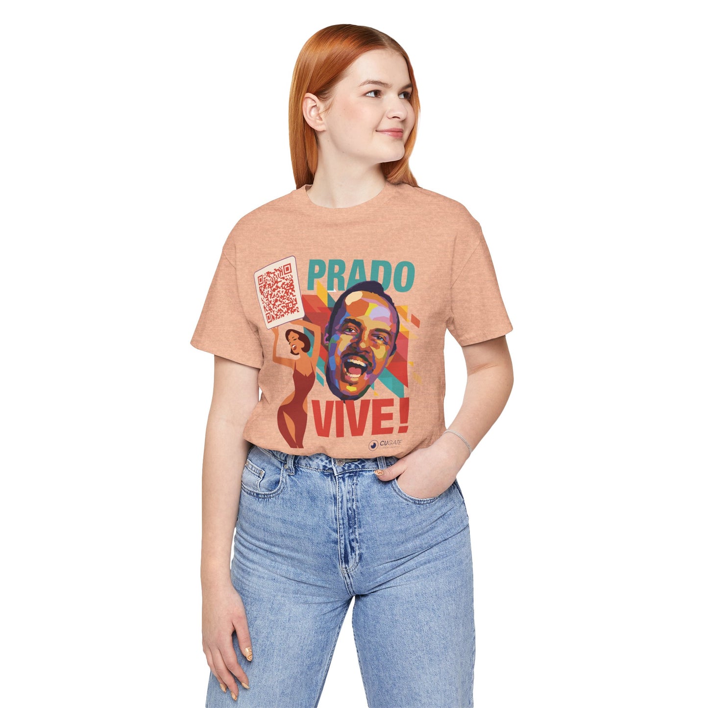 Prado Vive T-Shirt- Mambo T-Shirt, Latin Music T-Shirt (QR-Playlist Included), Playlist Tee