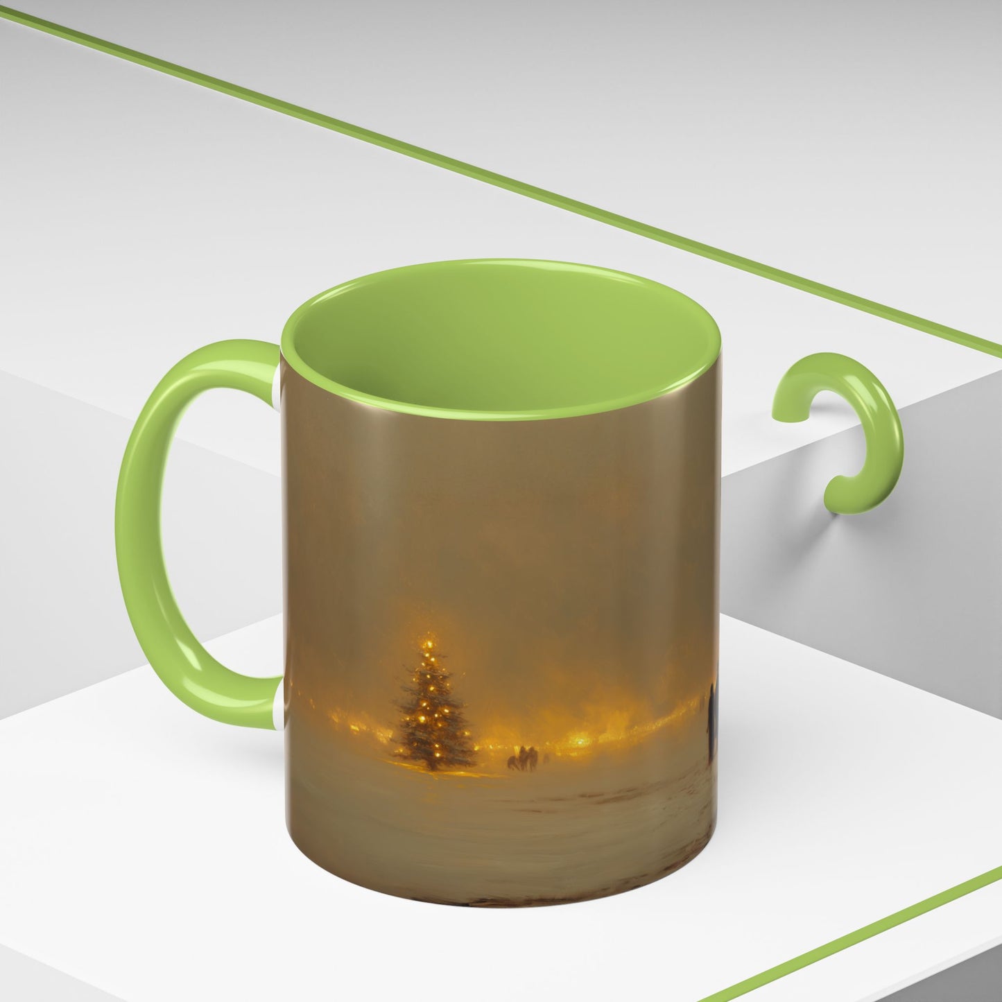 Romantic Christmas Mug (EU) - Classical Music Inspired Mug, Winter Wonderland Mug, Christmas Mug, Winter Mug, Christmas Lights Mug