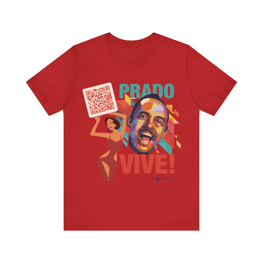 Prado Vive T-Shirt, Mambo T-Shirt Latin Music T-Shirt (QR-Playlist Included)