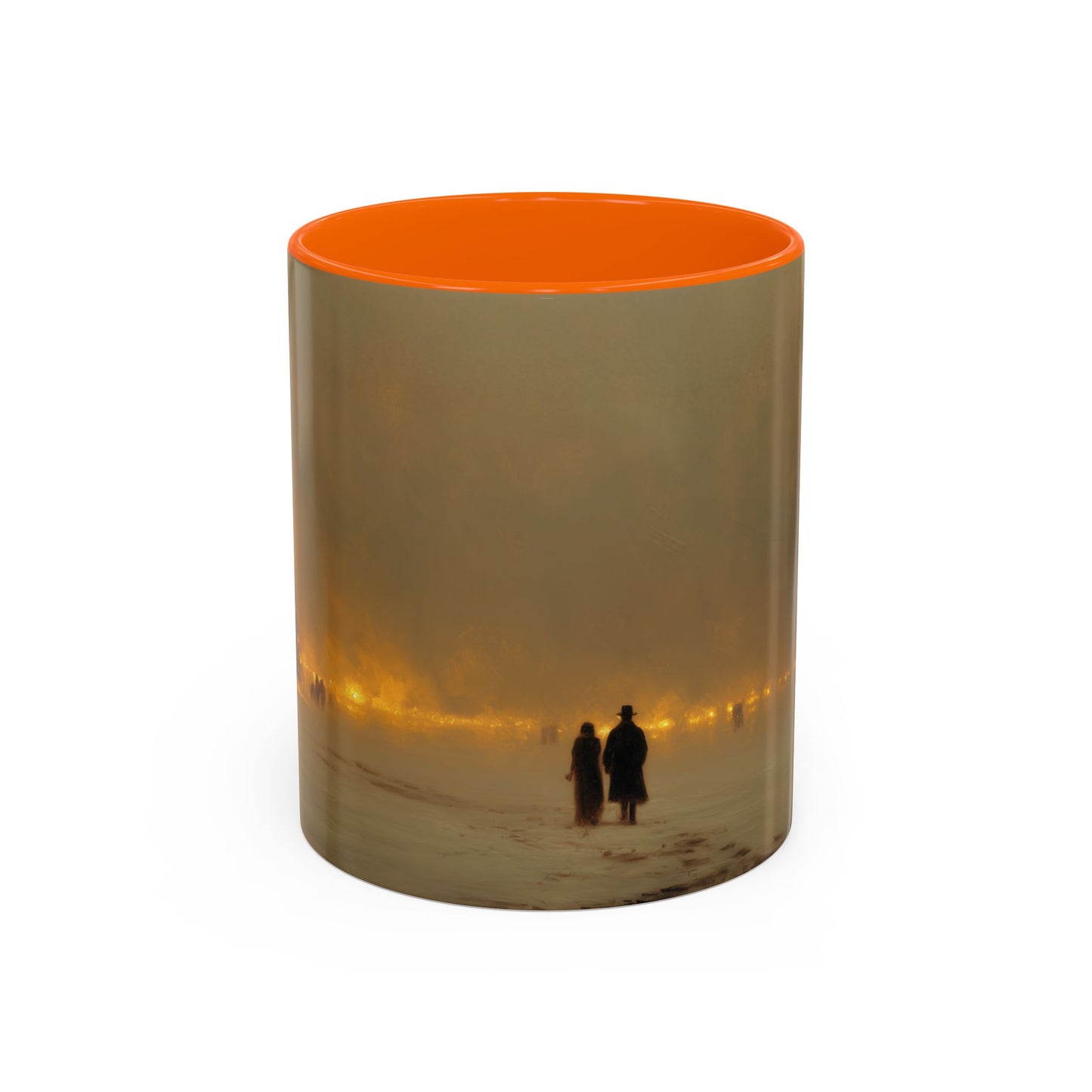 Romantic Christmas Mug (USA) - Classical Music Inspired Mug, Winter Wonderland Mug, Christmas Mug, Winter Mug, Christmas Lights Mug