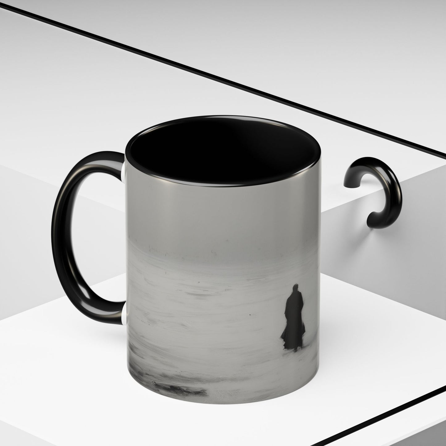 A Melancholy Winter Mug (EU) - Landscape Mug, Winter Mug, Holiday Mug, Christmas Mug, Classical Music Mug