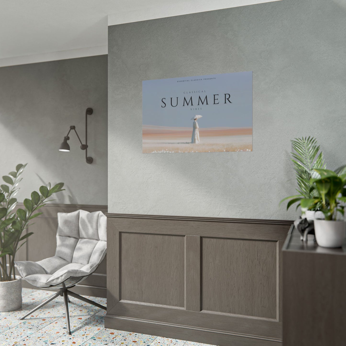Classical Summer Vibes - Daydream Print, Summer Poster, Summer Lover Print, Mozart Inspired Poster, Vivaldi Inspired Print, Ravel Inspired Poster