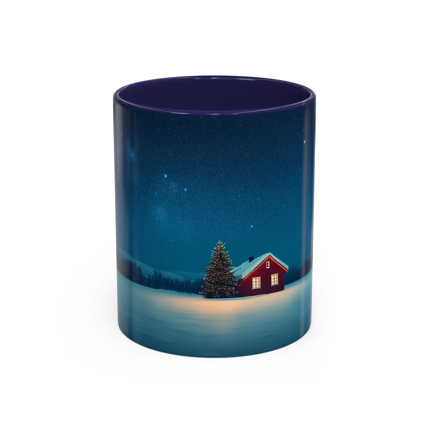 Classical Christmas Mug (EU)- Winter Hut Mug, Christmas Mug, North Pole Mug, Classical Music Mug, Christmas Decor Mug