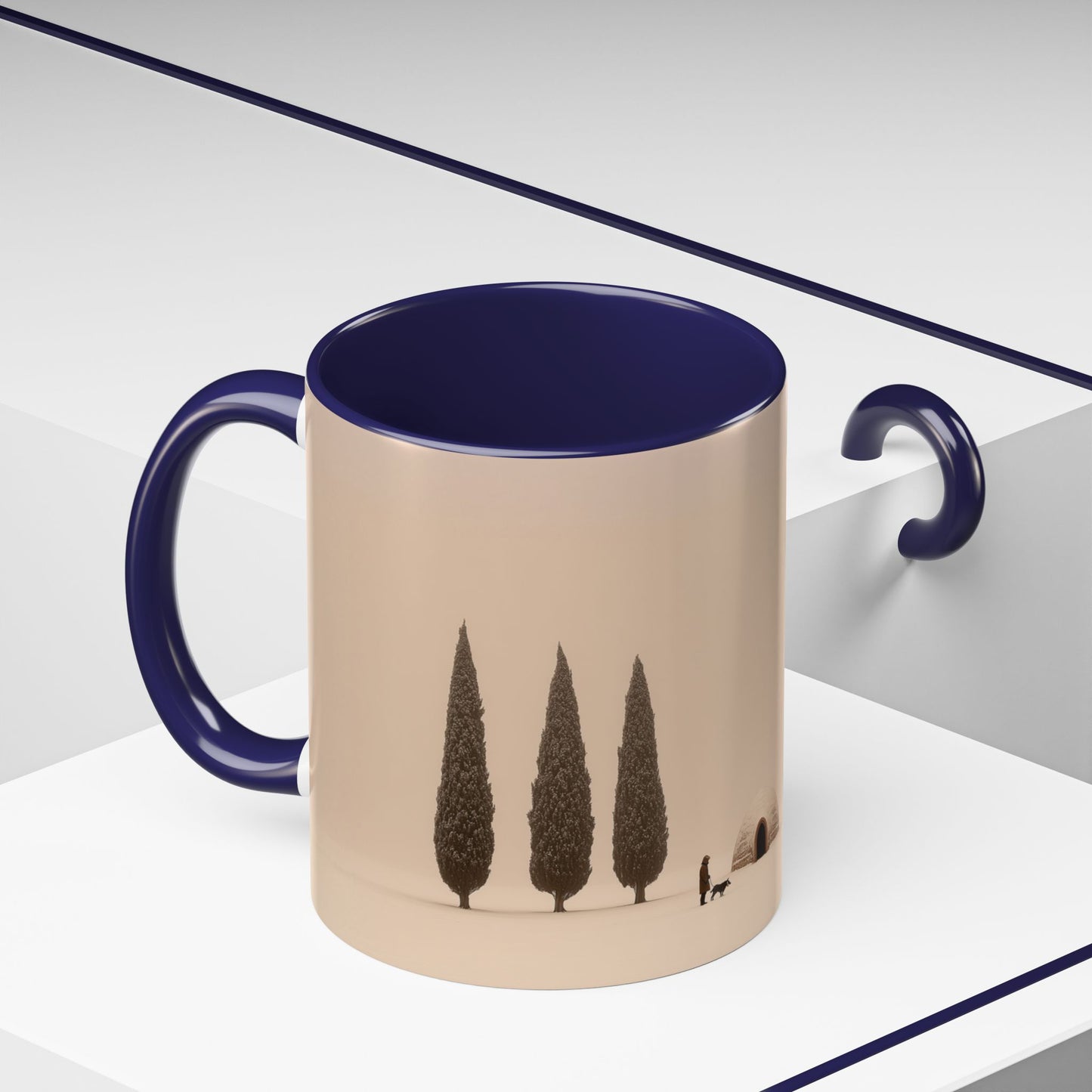 Snowy Days Mug (EU) - Calm Classical Music Mug, Winter Mug, Snow Mug, Mozart Inspired Mug, Bach Inspired Mug