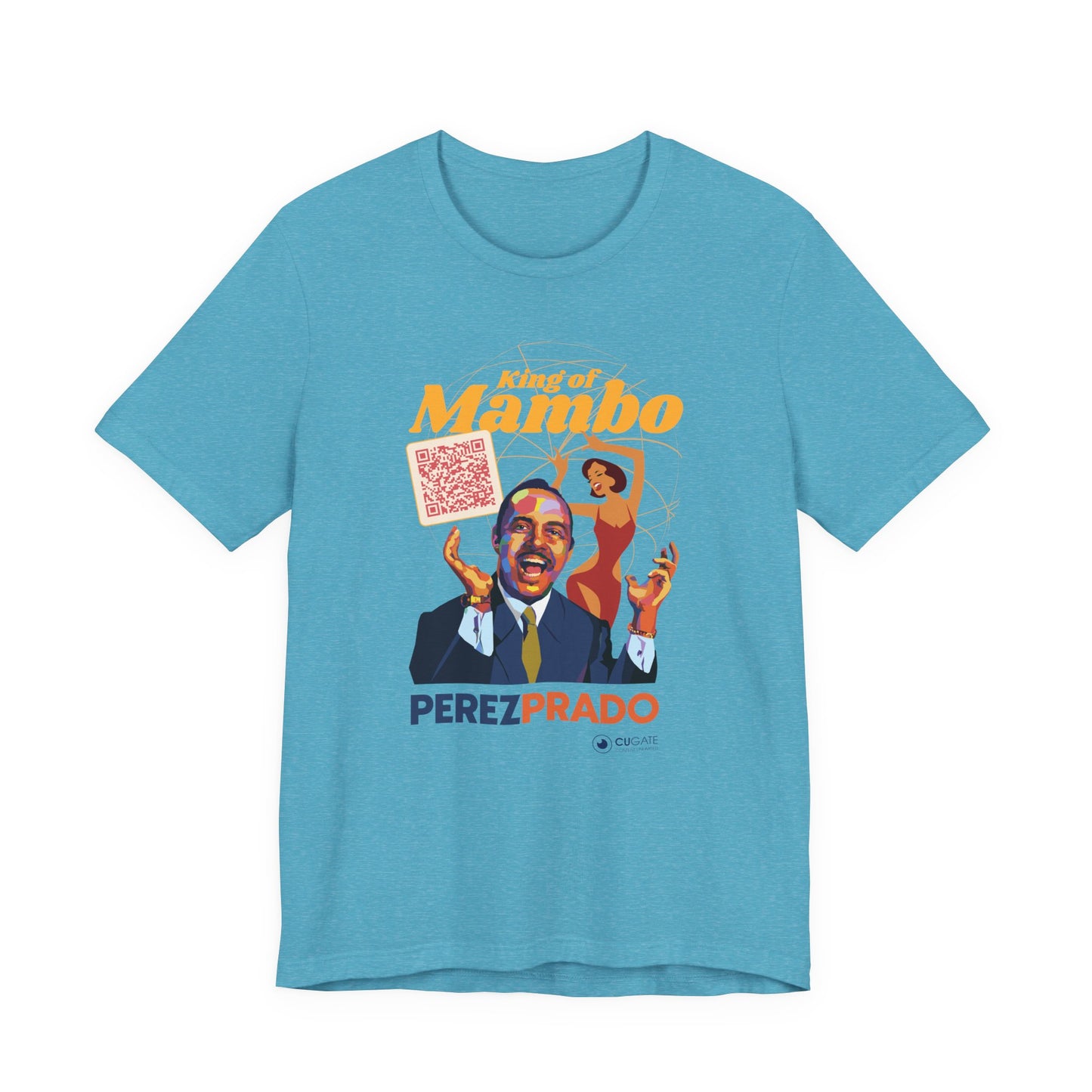 Mambo T-Shirt - Prado Vive T-Shirt, Latin Music T-Shirt (QR-Playlist Included), Latin Music Shirt, Perez Prado Tee