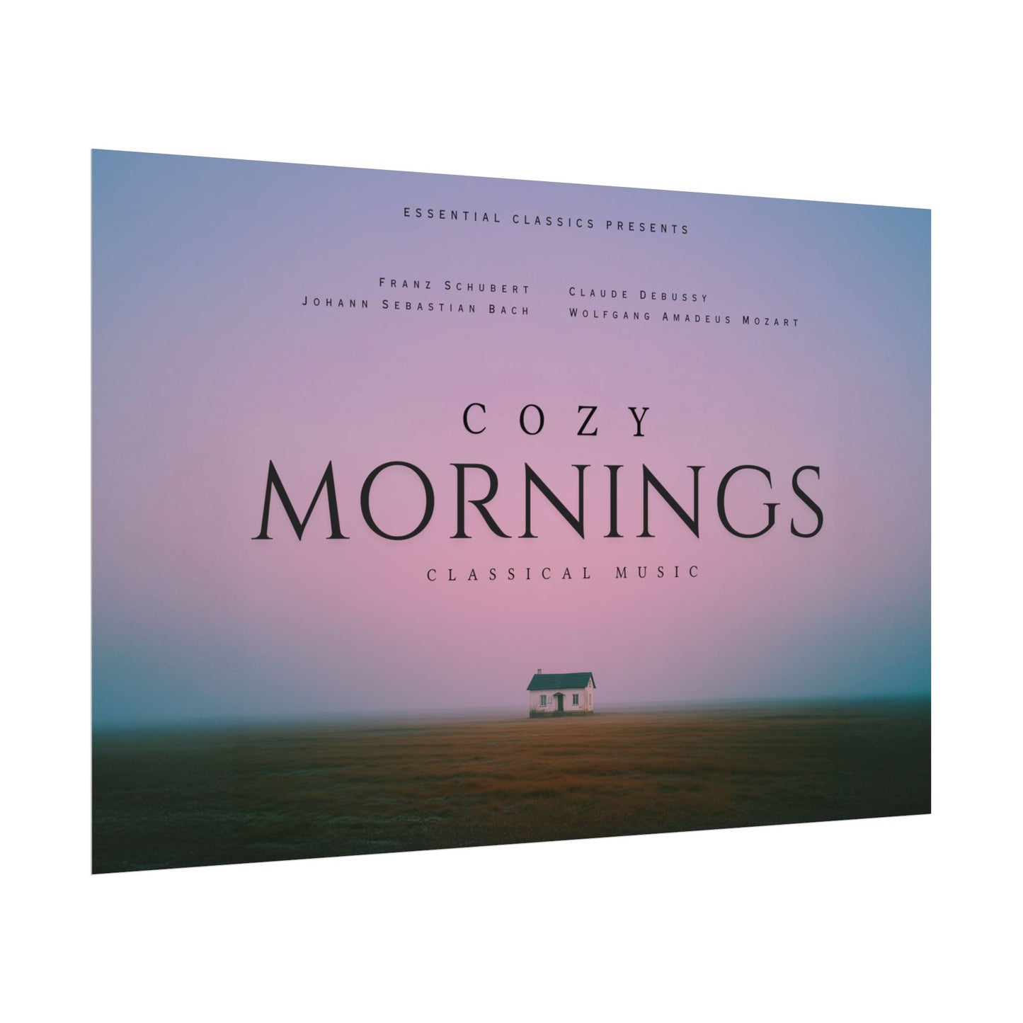 Cozy Morning - Classical Music Print, Slow Morning Poster, Calmness Print, Quiet Morning Poster, Beethoven Inspired Print