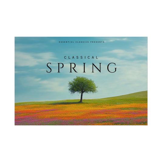 Sounds like Spring Poster - Vibrant, Fresh, Energy Poster, Energetic Classical Music Poster