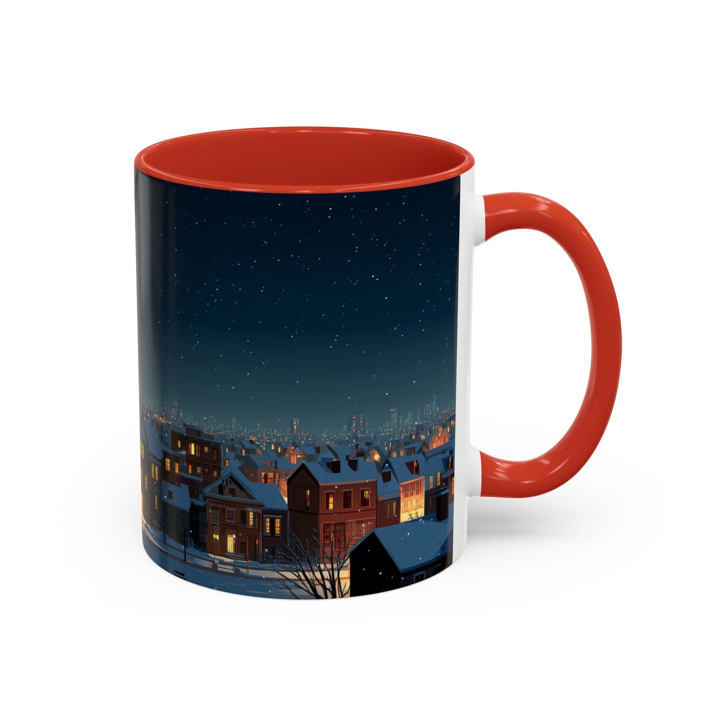 Happy New Year Mug (EU) - Classical Music Celebration Mug, Night Sky Mug, Starry Night Mug, New Year's Resolution Mug
