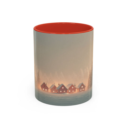 Christmas with Strauss Mug (USA) - Classical Christmas Mug, Christmas Countryside Mug, Holiday Classics Mug, Richard Strauss Inspired Mug