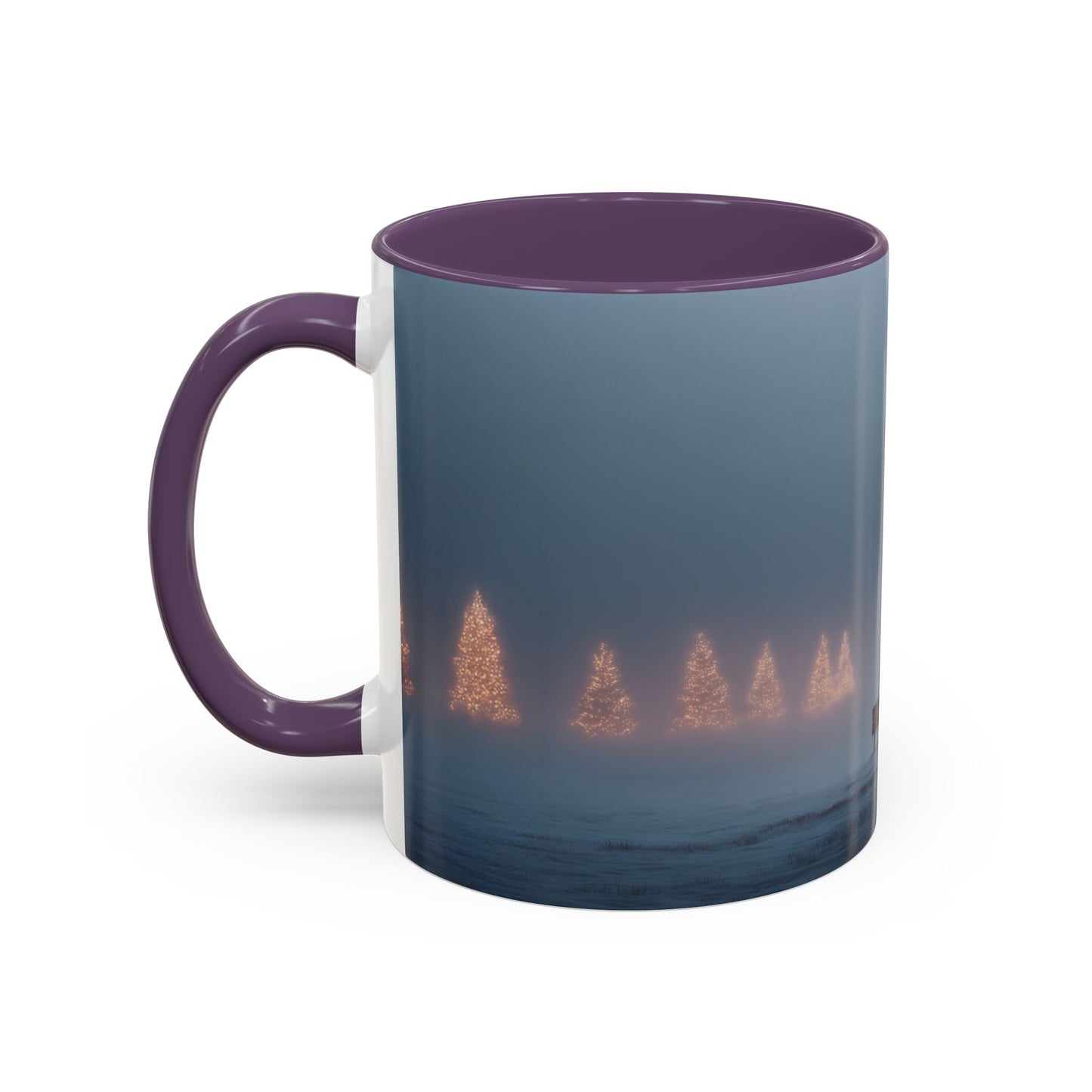 A Peaceful Christmas Mug (USA) - Landscape Mug, Winter Mug, Holiday Mug, Christmas Mug, Classical Music Mug