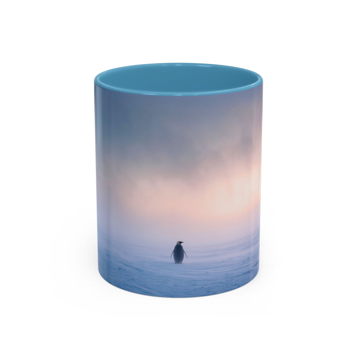 Music for the Lonely Mug (EU) - Calm Classical Music Mug, Pinguin Mug, Winter Mug, Snow Mug, Mozart Inspired Mug, Bach Inspired Mug