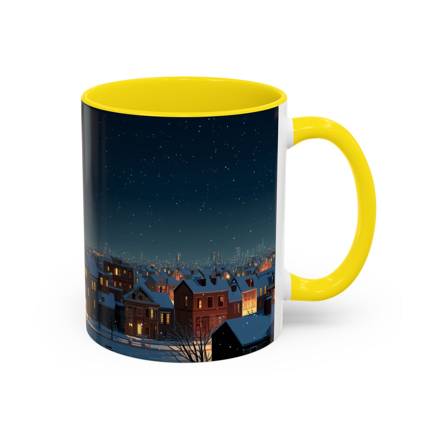 Happy New Year Mug (EU) - Classical Music Celebration Mug, Night Sky Mug, Starry Night Mug, New Year's Resolution Mug