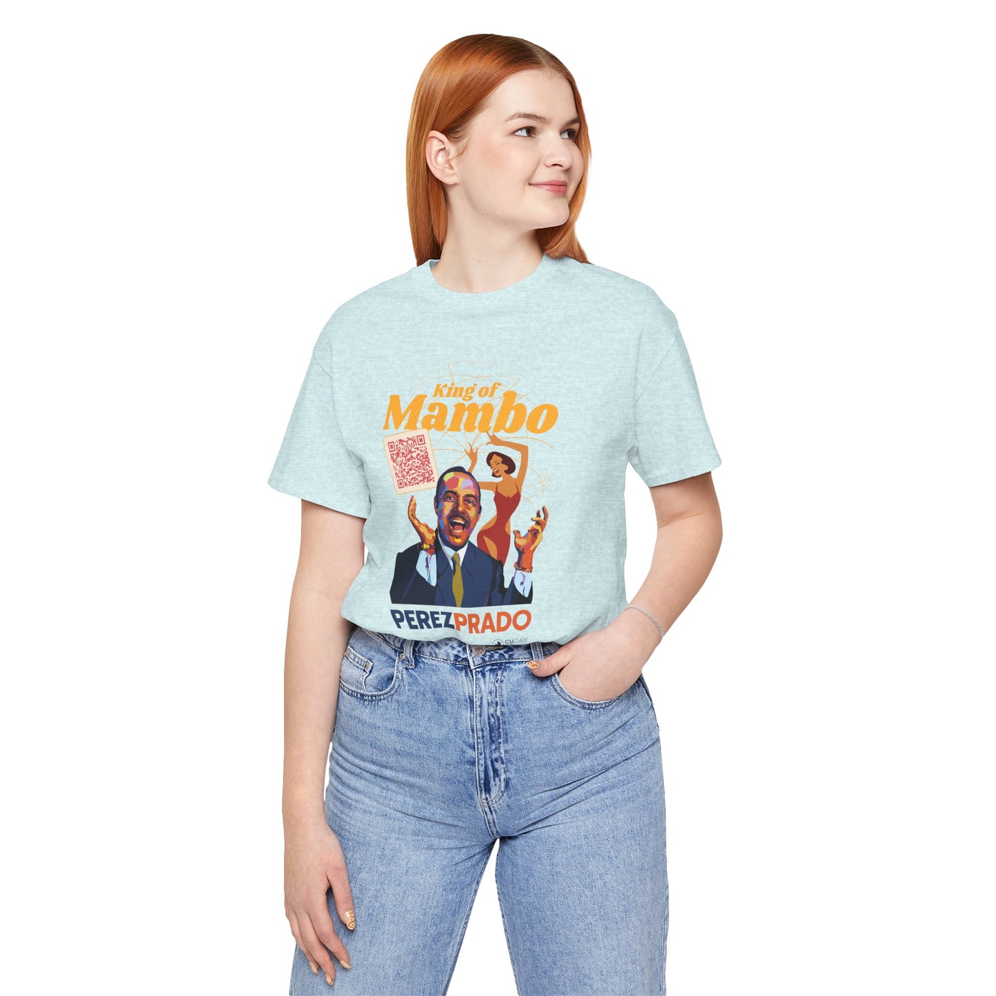 Mambo T-Shirt - Prado Vive T-Shirt, Latin Music T-Shirt (QR-Playlist Included), Latin Music Shirt, Perez Prado Tee