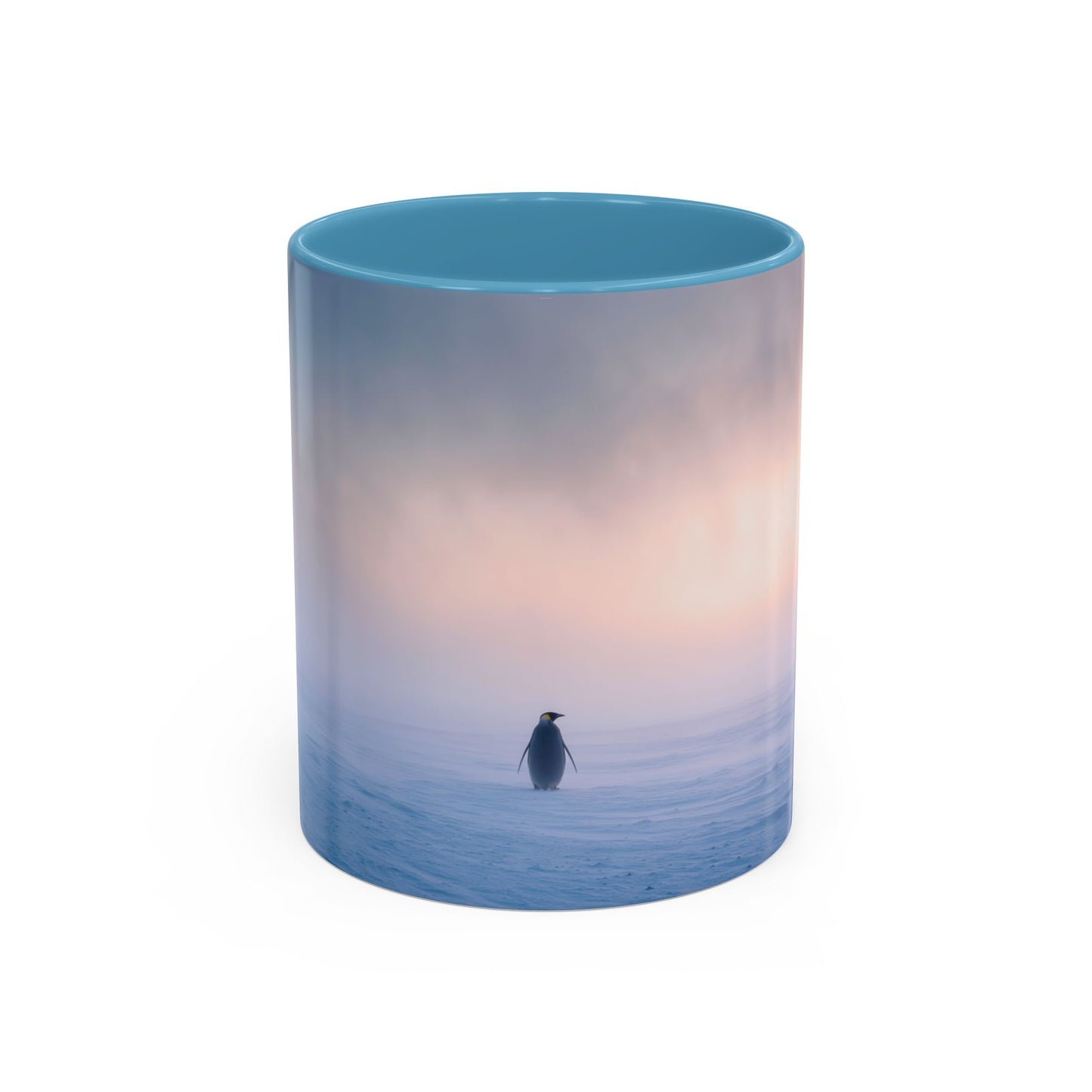 Music for the Lonely Mug (USA) - Calm Classical Music Mug, Pinguin Mug, Winter Mug, Snow Mug, Mozart Inspired Mug, Bach Inspired Mug