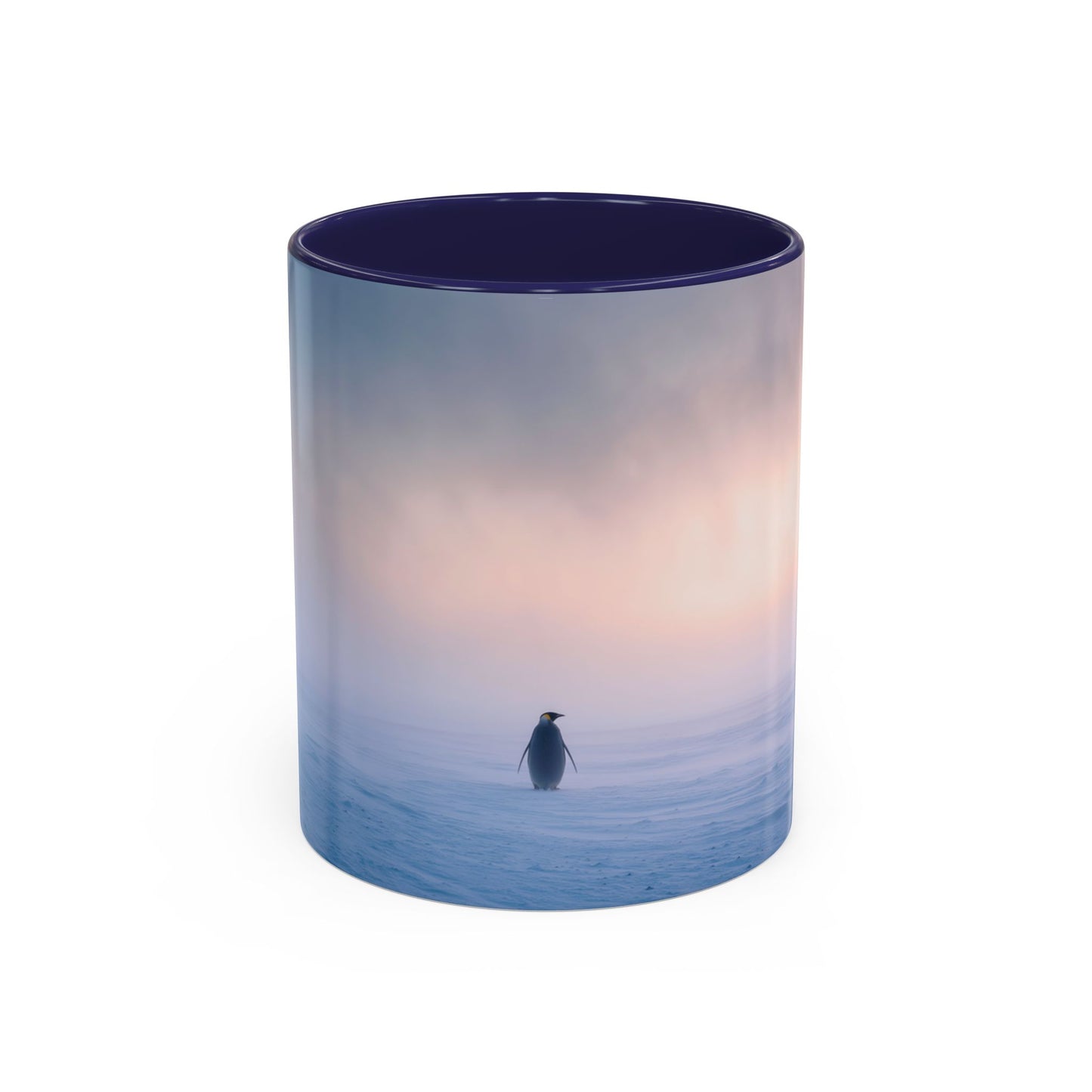 Music for the Lonely Mug (USA) - Calm Classical Music Mug, Pinguin Mug, Winter Mug, Snow Mug, Mozart Inspired Mug, Bach Inspired Mug