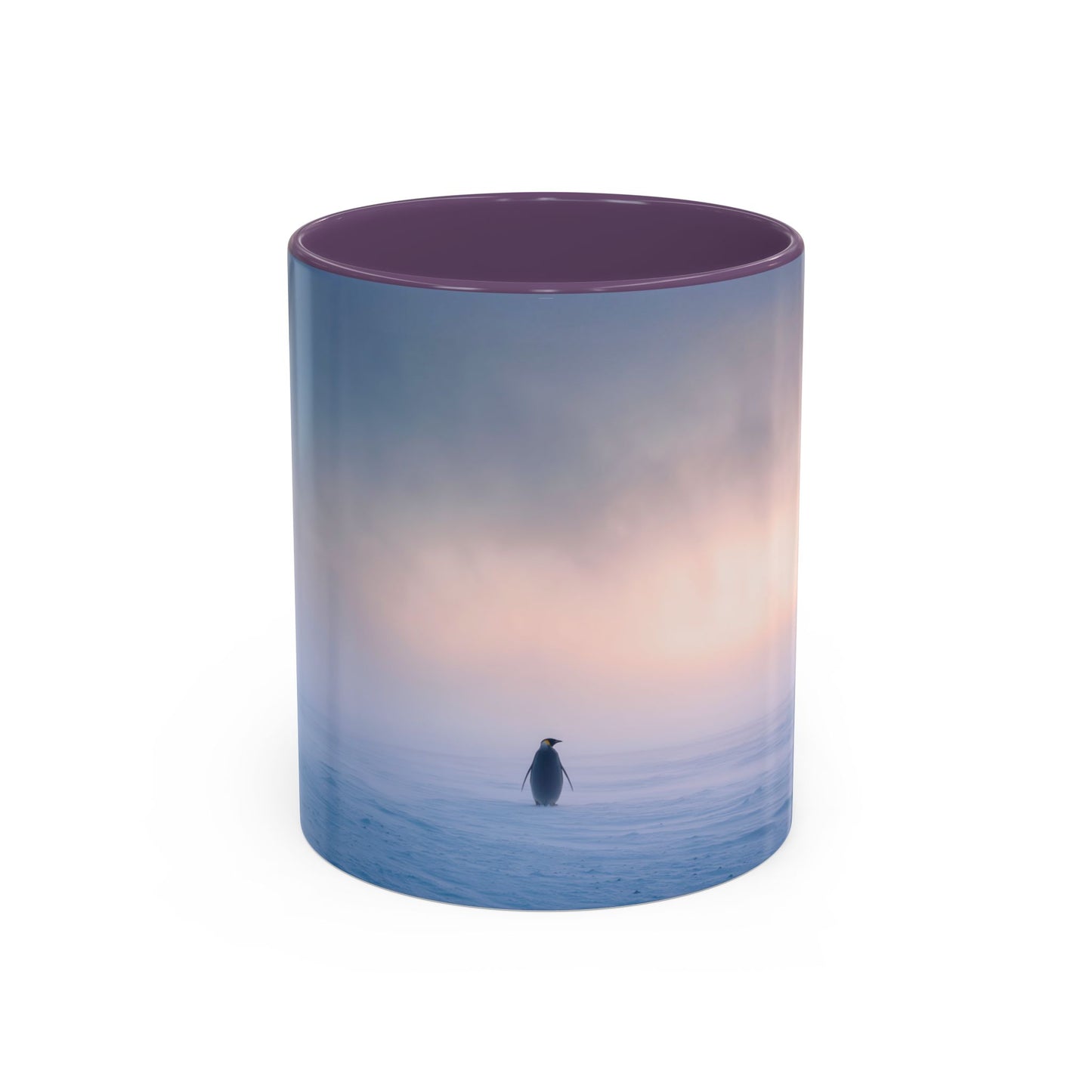 Music for the Lonely Mug (EU) - Calm Classical Music Mug, Pinguin Mug, Winter Mug, Snow Mug, Mozart Inspired Mug, Bach Inspired Mug