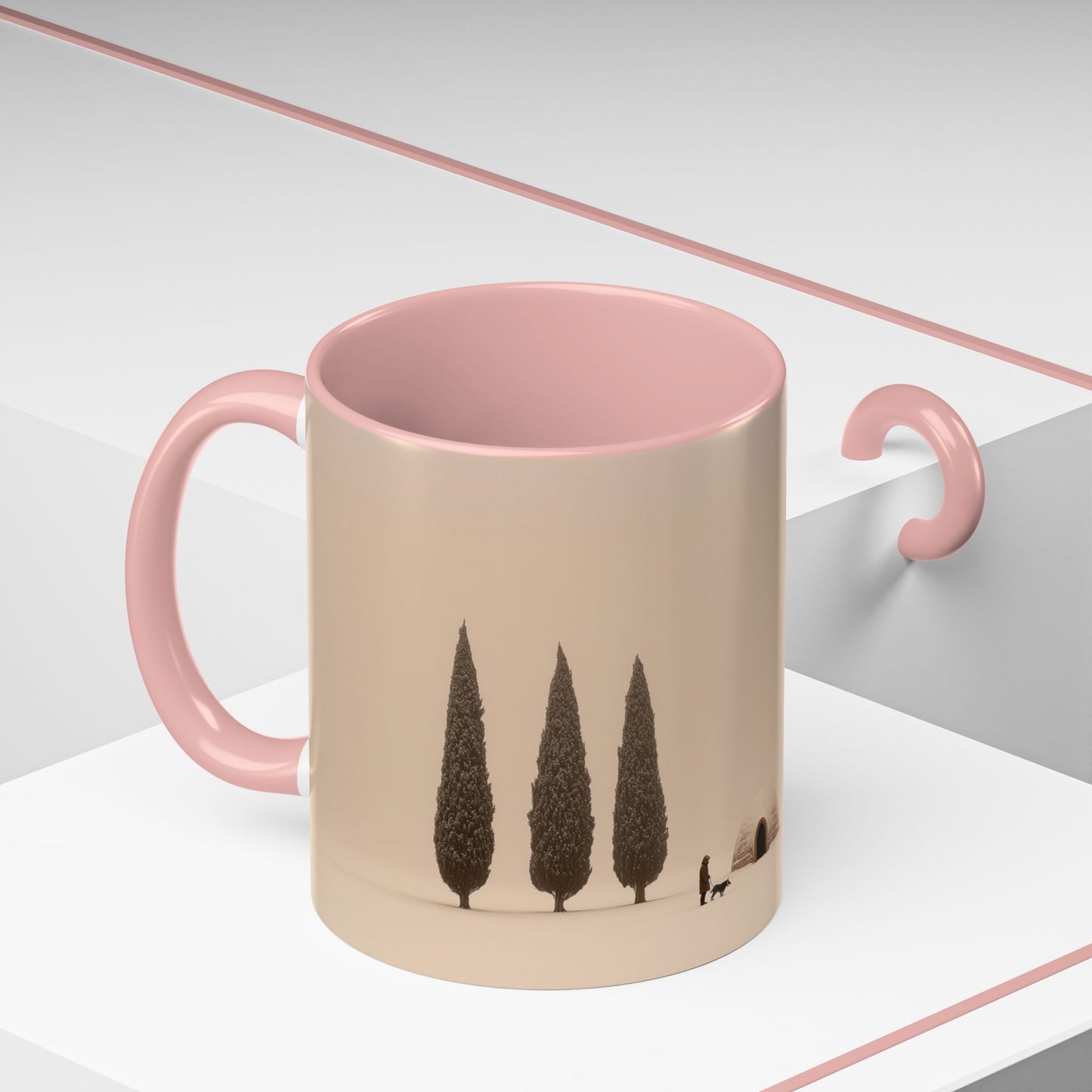 Snowy Days Mug (EU) - Calm Classical Music Mug, Winter Mug, Snow Mug, Mozart Inspired Mug, Bach Inspired Mug