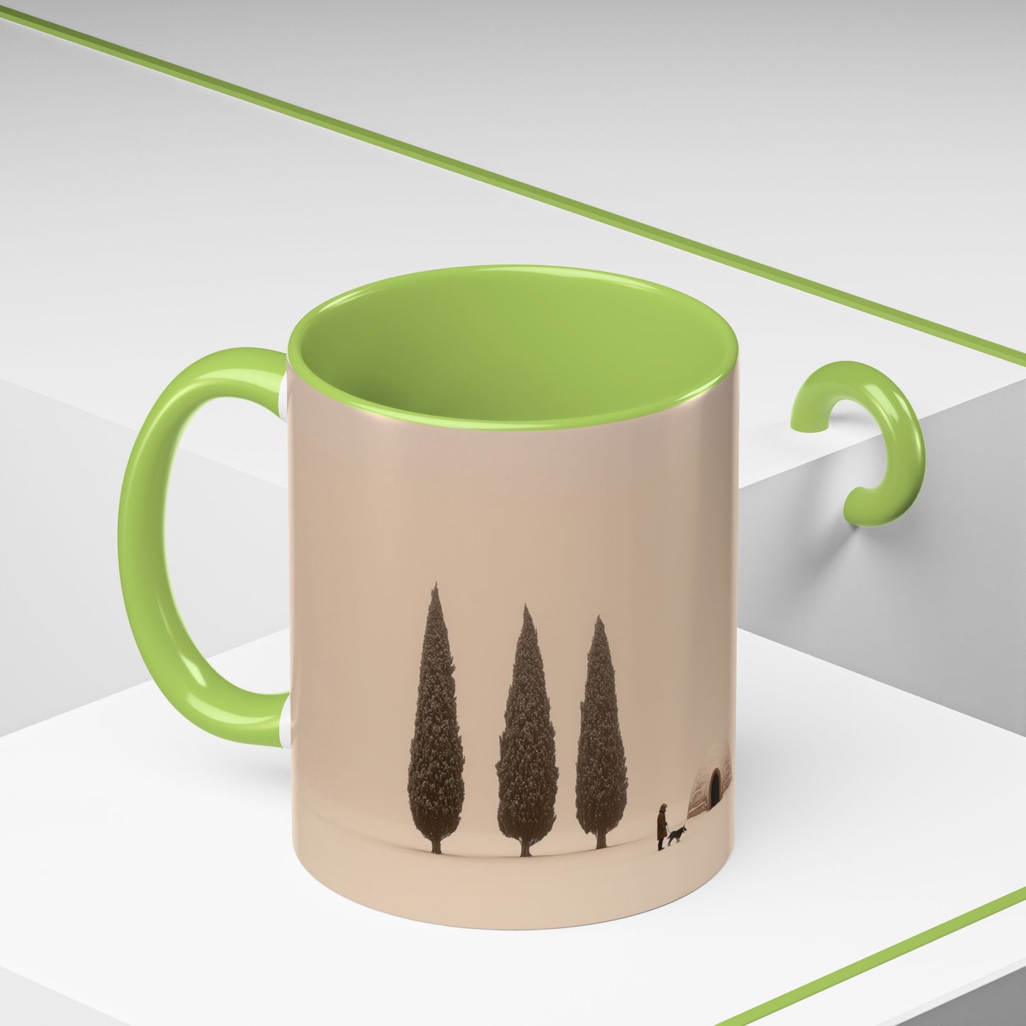 Snowy Days Mug (EU) - Calm Classical Music Mug, Winter Mug, Snow Mug, Mozart Inspired Mug, Bach Inspired Mug