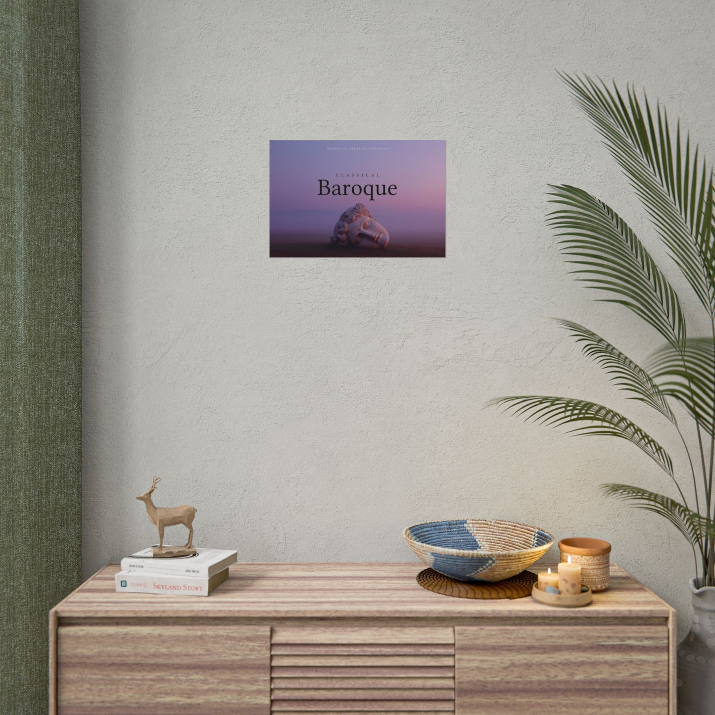 Classical Baroque - Baroque Era Inspired Print, Classical Music Poster, Baroque Art Print