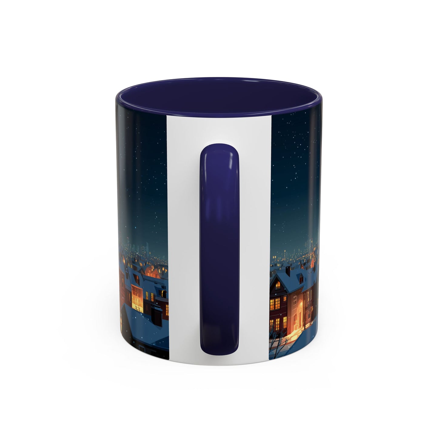 Happy New Year Mug (EU) - Classical Music Celebration Mug, Night Sky Mug, Starry Night Mug, New Year's Resolution Mug