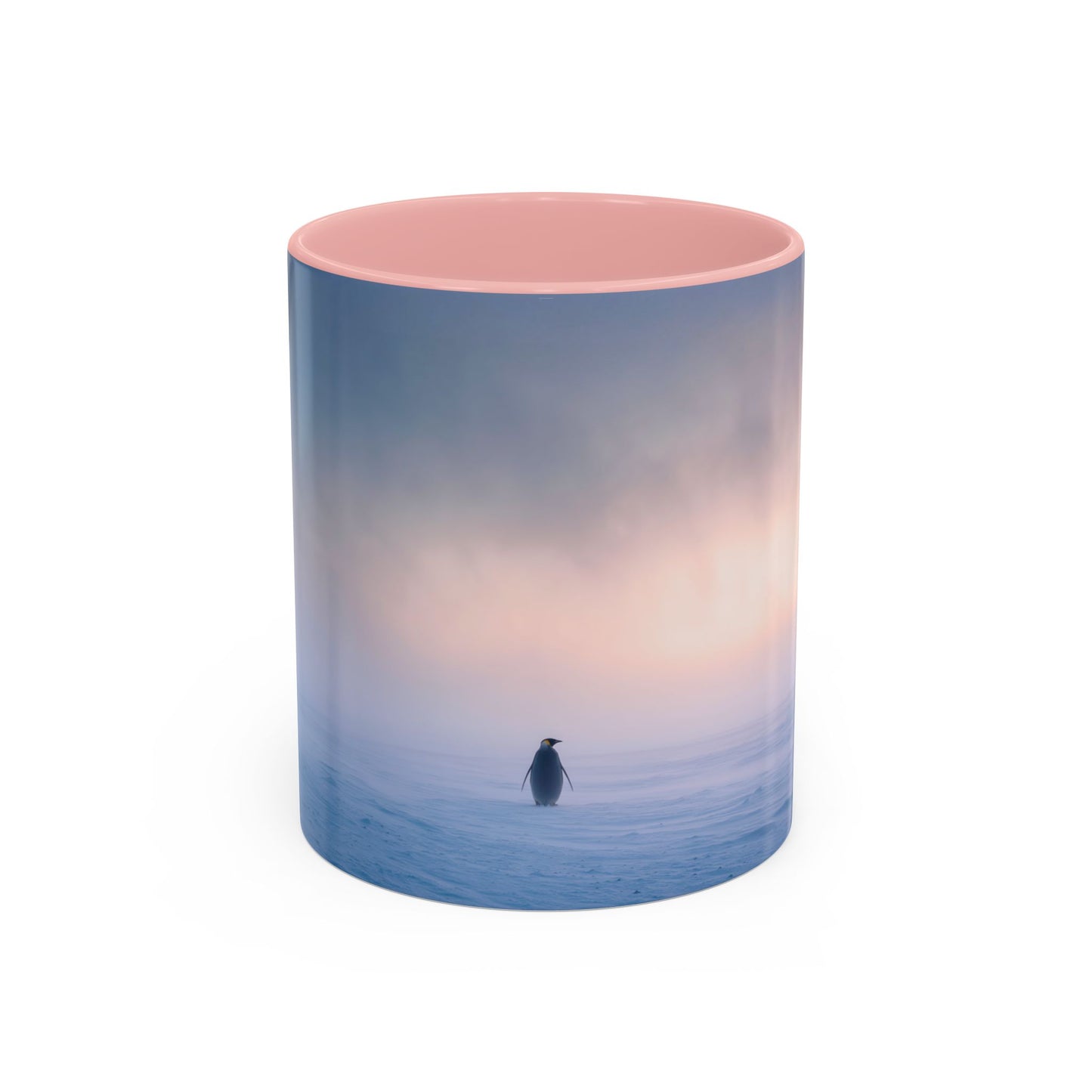 Music for the Lonely Mug (EU) - Calm Classical Music Mug, Pinguin Mug, Winter Mug, Snow Mug, Mozart Inspired Mug, Bach Inspired Mug