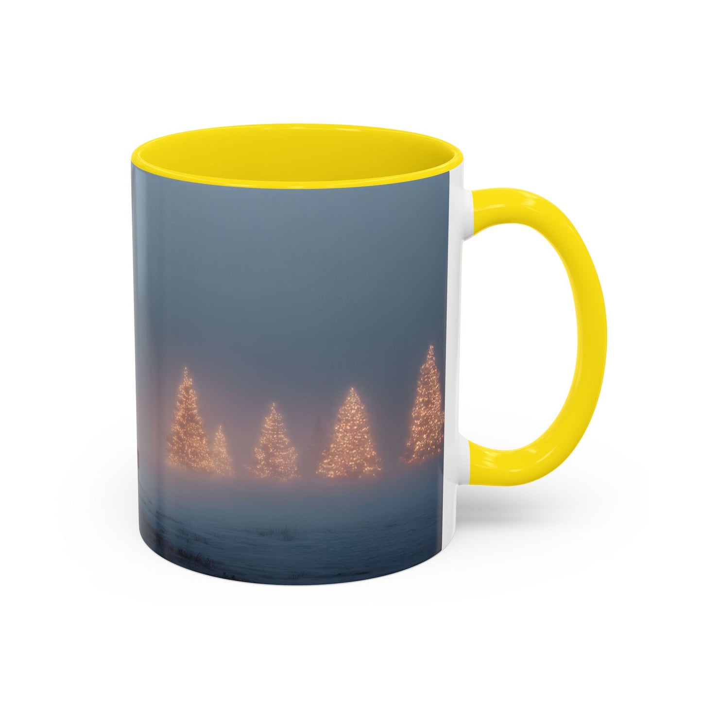 A Peaceful Christmas Mug (USA) - Landscape Mug, Winter Mug, Holiday Mug, Christmas Mug, Classical Music Mug
