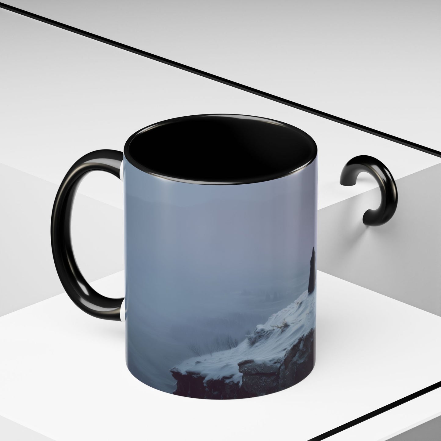 Classical Organ Mug (EU) - Majestic Art Mug, Epic Organ Music Mug, Emotional Music Mug, Mountain Mug, Winter Mug