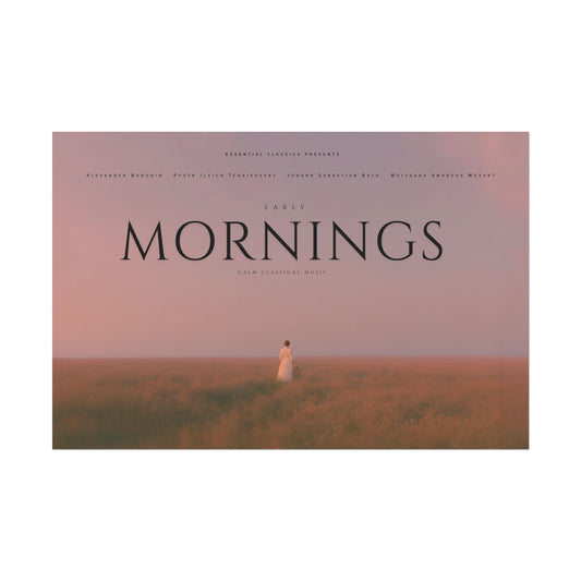 Early Mornings - Tranquil Moments Print, Relaxing Poster, Slow Morning Print, Peaceful Moments Poster