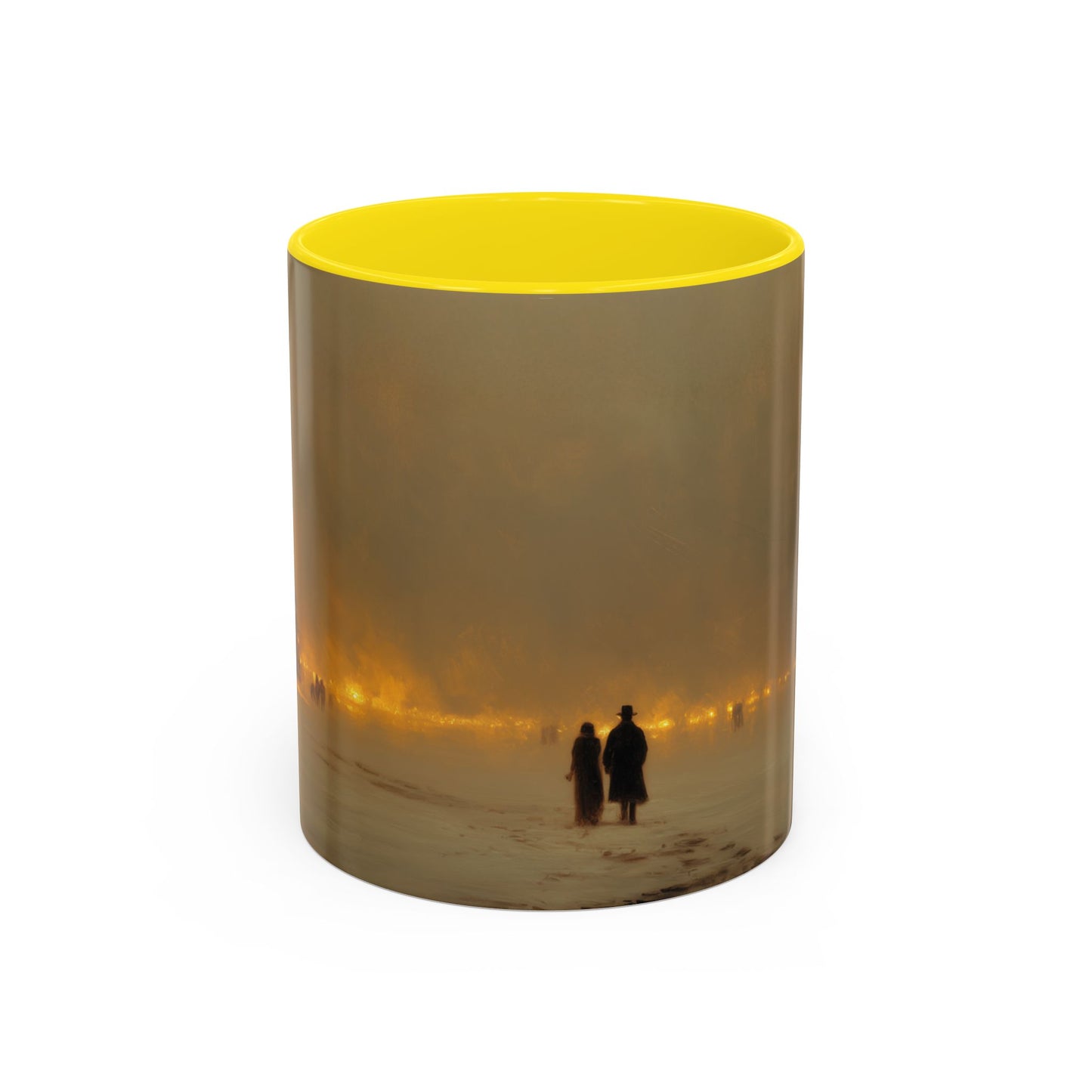 Romantic Christmas Mug (USA) - Classical Music Inspired Mug, Winter Wonderland Mug, Christmas Mug, Winter Mug, Christmas Lights Mug