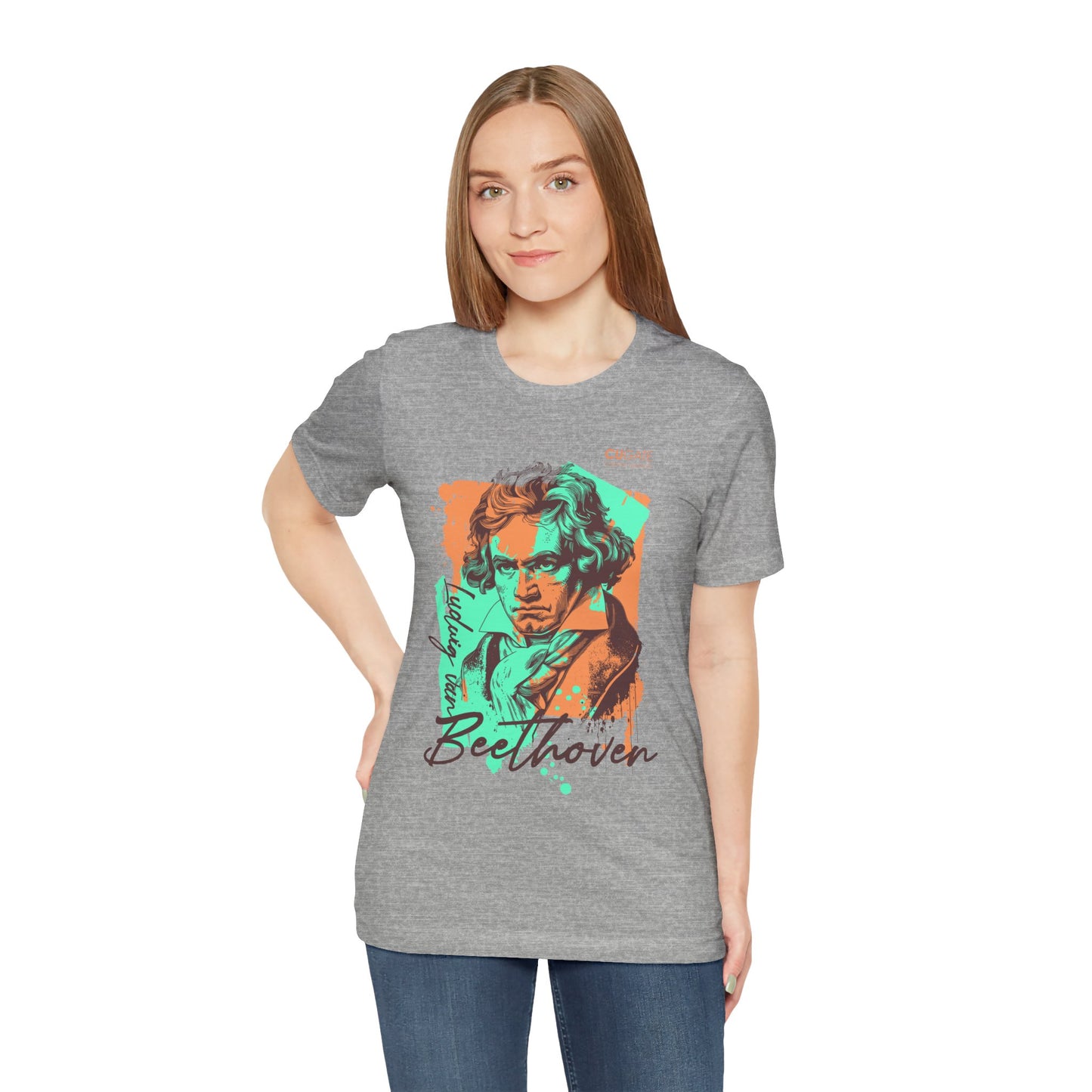 Beethoven T-Shirt (Light) : Classical Music T-Shirt, Beethoven Shirt, Ludwig van Beethoven Gift