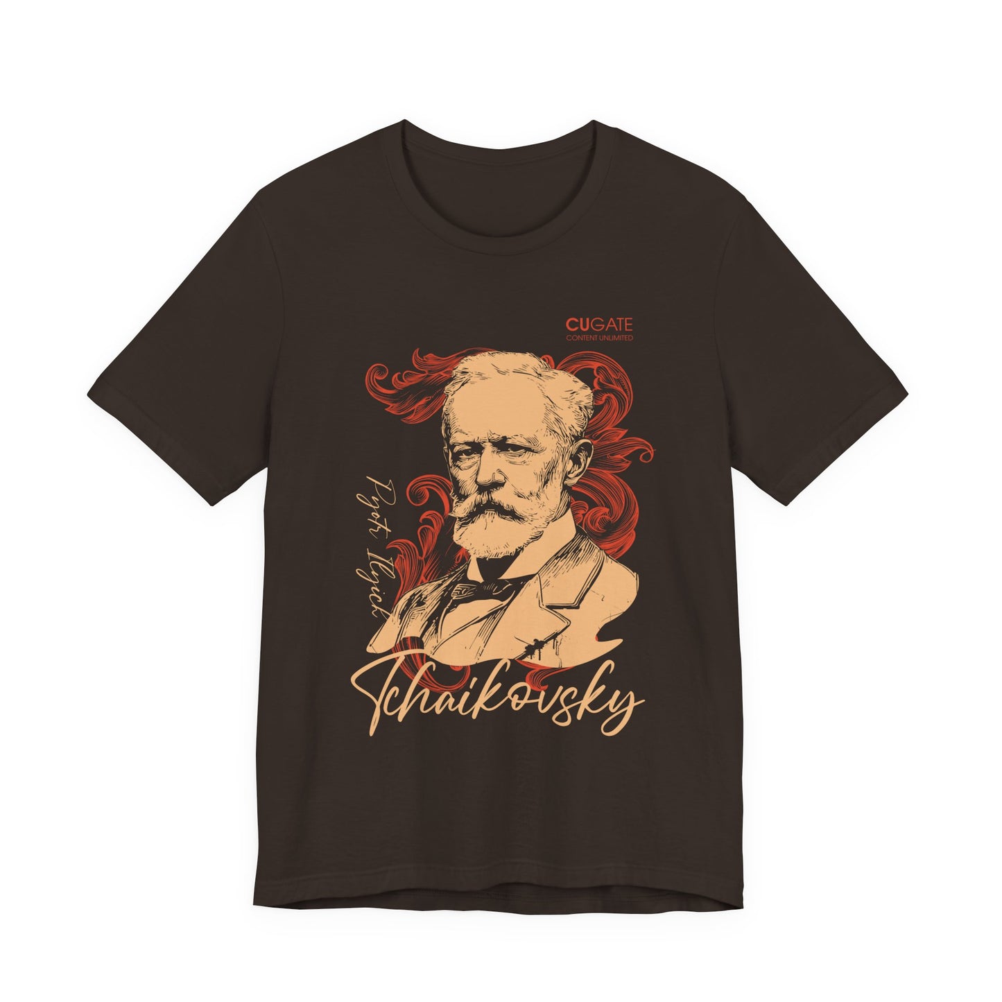 Tchaikovsky T-Shirt (Dark): Classical Composer T-Shirt, Classical Music Shirt, Pyotr Ilyich Tchaikovsky Tribute Tee