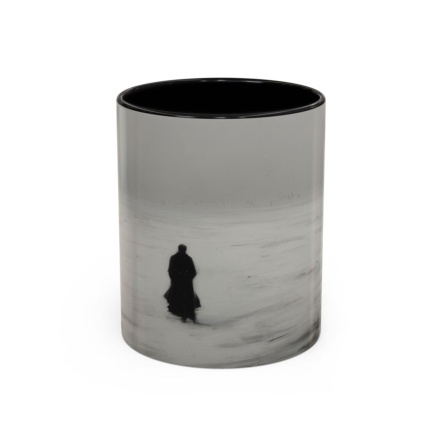 A Melancholy Winter Mug (EU) - Landscape Mug, Winter Mug, Holiday Mug, Christmas Mug, Classical Music Mug