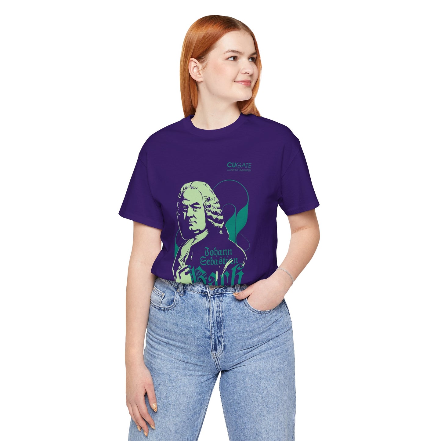 Bach T-Shirt (Dark): Classical Music T-Shirt, Bach Shirt, Johann Sebastian Bach Gift