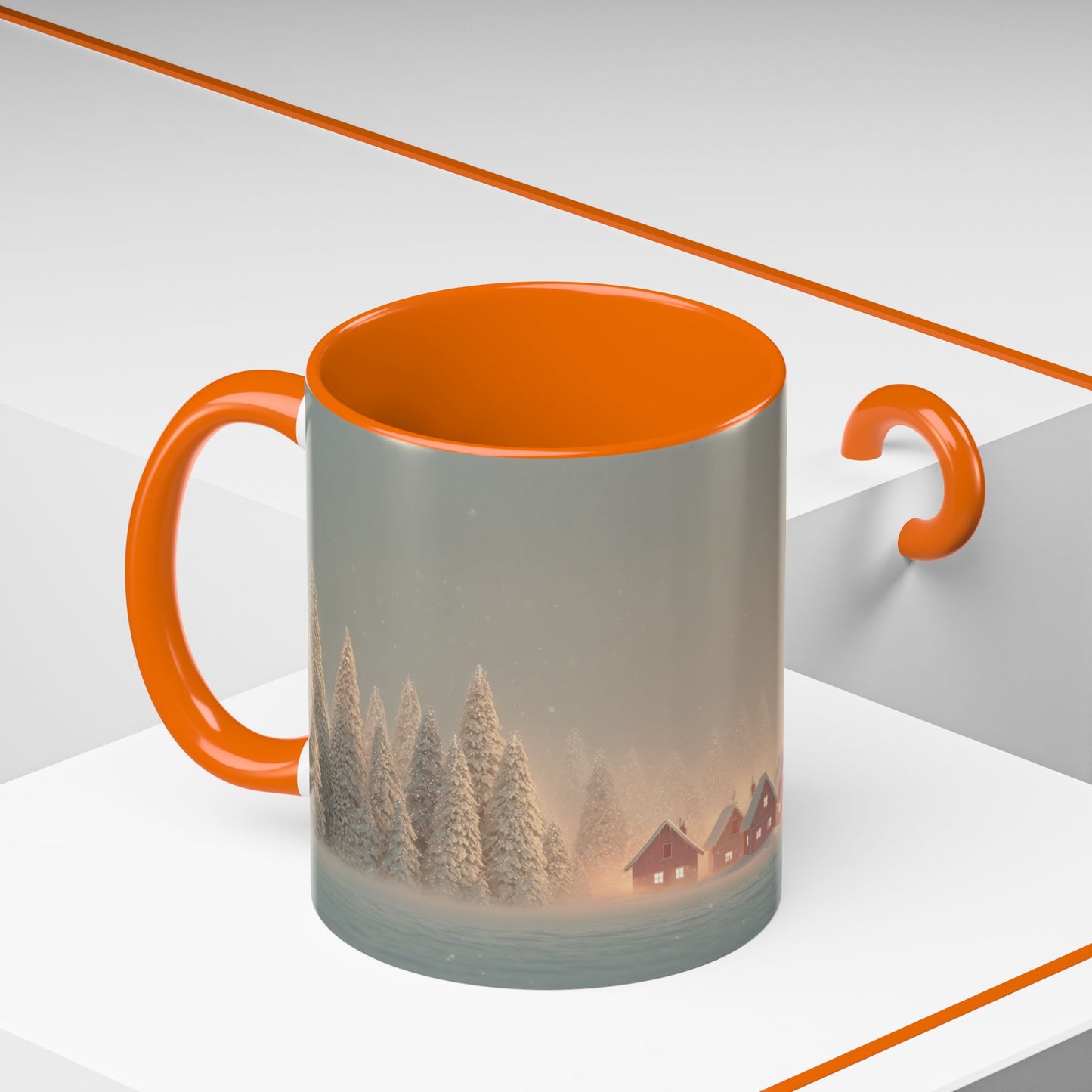 Christmas with Strauss Mug (EU) - Classical Christmas Mug, Christmas Countryside Mug, Holiday Classics Mug, Richard Strauss Inspired Mug