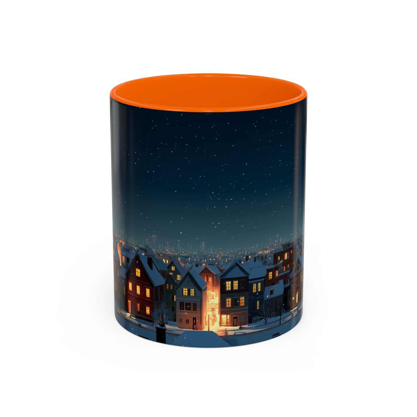 Happy New Year Mug (EU) - Classical Music Celebration Mug, Night Sky Mug, Starry Night Mug, New Year's Resolution Mug