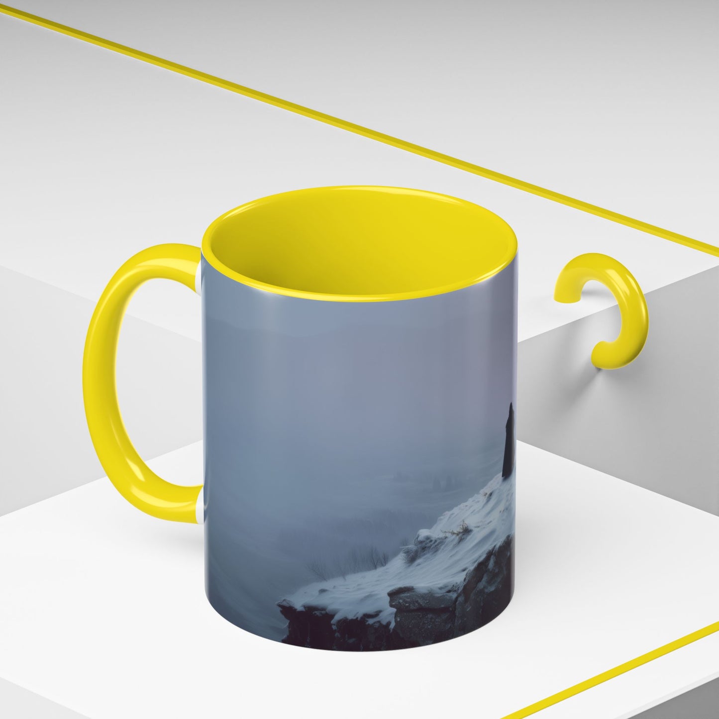 Classical Organ Mug (EU) - Majestic Art Mug, Epic Organ Music Mug, Emotional Music Mug, Mountain Mug, Winter Mug