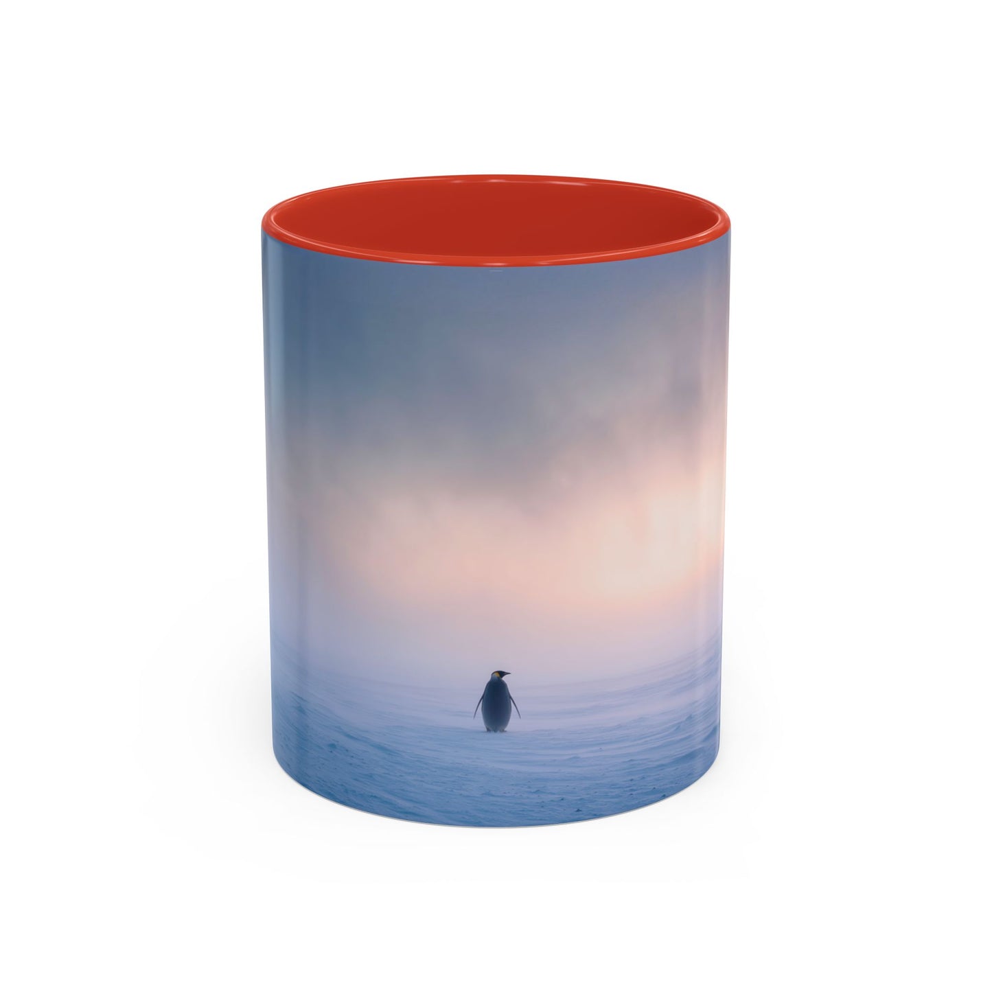 Music for the Lonely Mug (EU) - Calm Classical Music Mug, Pinguin Mug, Winter Mug, Snow Mug, Mozart Inspired Mug, Bach Inspired Mug
