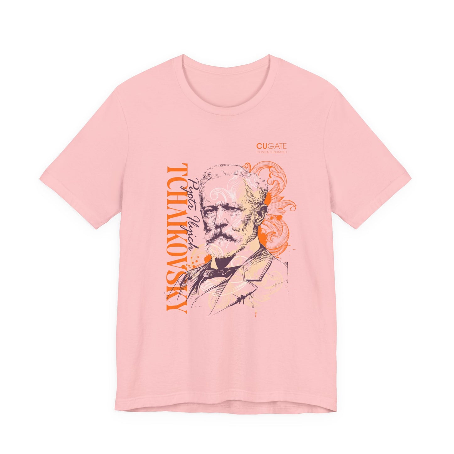 Tchaikovsky T-Shirt (Light): Classical Composer T-Shirt, Classical Music Shirt, Pyotr Ilyich Tchaikovsky Tribute Tee